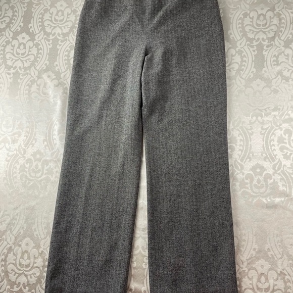 Claiborne Suits Gray Herringbone Trousers Size 16 - Picture 1 of 10